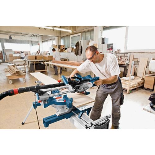 Scie à onglets radiale 1600 W GCM 8 SJL + table de travail GTA 2600 BOSCH 0615990FV8 photo du produit Secondaire 7 L