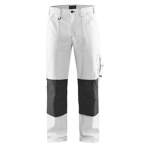Pantalon de peintre blanc/gris foncé taille 52 - BLÅKLÄDER - 109112101098C58 pas cher