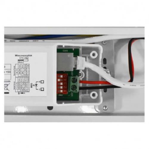 Boitier &eacute;tanche LED int&eacute;gr&eacute;es RH&Ocirc;NE 20 - 36 W avec d&eacute;tecteur et pr&eacute;avis d'extinction MIIDEX LIGHTING 758805 photo du produit Secondaire 3 L