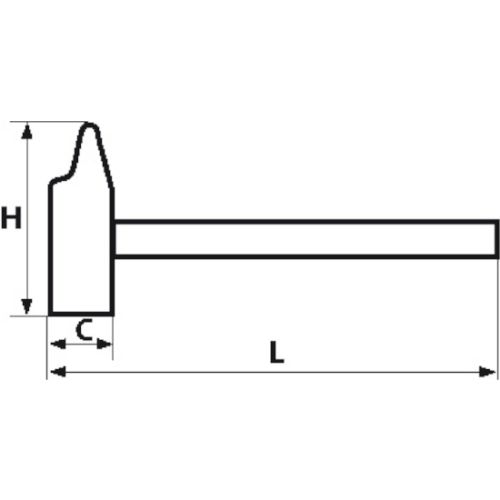 Marteau de menuisier 16mm - SAM OUTILLAGE - 307-16N pas cher Secondaire 1 L