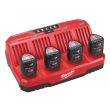 Chargeur 12 V M12 C4 jusqu'à 4 batteries MILWAUKEE 4932430554 photo du produit Secondaire 1 S