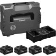 Starter 18 V 2 batteries EXBA 18V-55 8Ah + 2 batteries EXBA 18V-80 5,5Ah + 1 chargeur EXAL 18V2-320 + L-BOXX - BOSCH EXPERT - 1600A0373Y pas cher