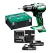 Perceuse-visseuse 18 V 55 Nm + 2 batteries 3 Ah + chargeur + coffret HITCASE HIKOKI DS18DDWQZ photo du produit