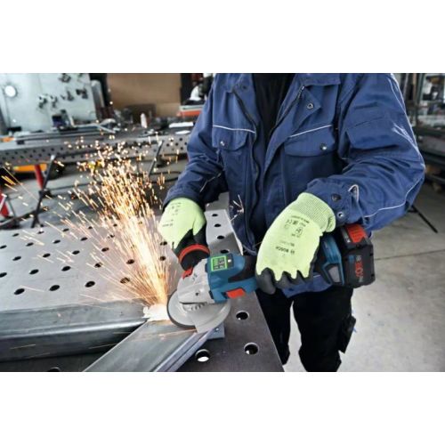 Meuleuse 18 V GWS 18V-15 SC + 2 batteries Procore 5,5 Ah + chargeur + coffret L-BOXX BOSCH 06019H6102 photo du produit Secondaire 5 L