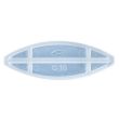 Lamelle transparente C10 en carton à 300 pièces - LAMELLO - 145012 pas cher