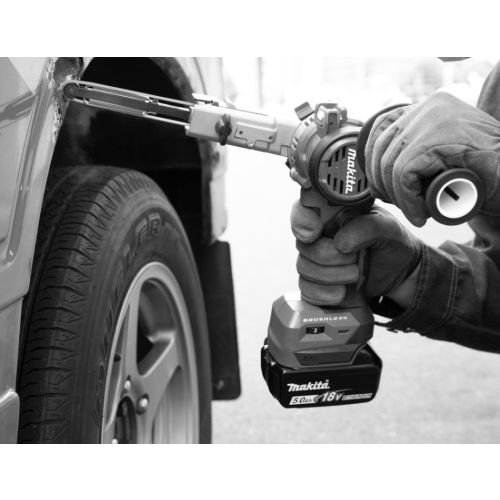 Ponceuse à bande 18V 9 x 533 mm (sans batterie ni chargeur) en coffret MAKPAC - MAKITA - DBS180ZJ pas cher Secondaire 4 L