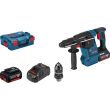 Perforateur SDS-Plus 18 V GBH 18V-26 F Professional + 2 batteries 5 Ah + chargeur rapide + coffret L-BOXX BOSCH 0611910007 photo du produit
