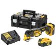 Scie oscillante 18V XR + 2 batteries 5 Ah + chargeur + coffret + accessoires DEWALT DCS356P2-QW photo du produit