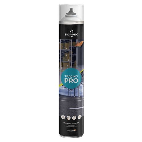 Peinture de marquage au sol TRACING® PRO système PureSPRAY blanc RAL 9016 aérosol 750 ml SOPPEC 152000O photo du produit Principale L