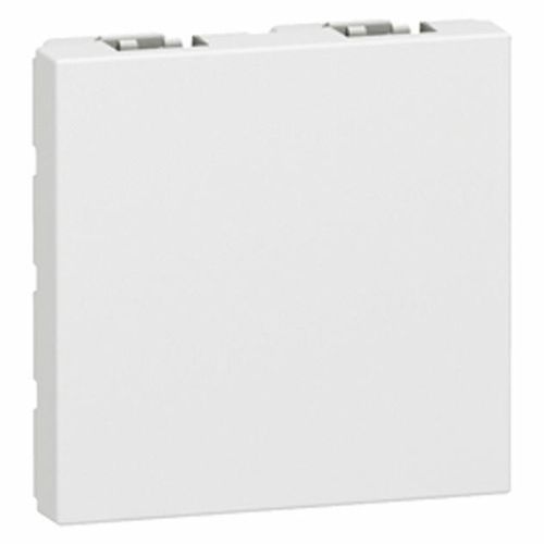 Obturateur MOSAIC Blanc IP41 en plastique 2 modules - LEGRAND - 077071 pas cher Secondaire 1 L