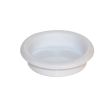 Poignée cuvette ronde diamètre de 30mm plastique finition blanc - CADAP - 863/5S pas cher