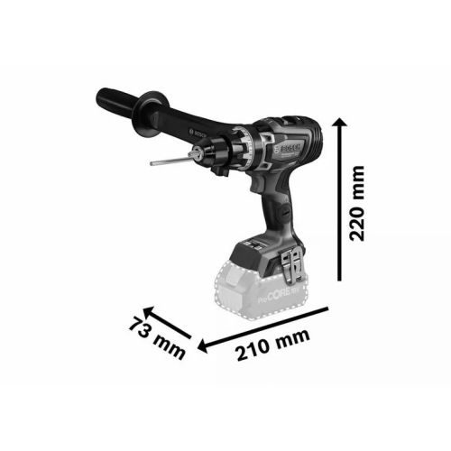 Perceuse-visseuse à percussion 18V GSB 18V-150 C PROFESSIONAL (sans batterie ni chargeur) - BOSCH - 06019J5101 pas cher Secondaire 2 L