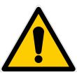 Pictogramme d'avertissement de danger triangulaire ''Danger général'' NOVAP 4031972 photo du produit