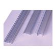 Profil bavette PVC pour plinthe 16/19 mm translucide 2 m 60 RCP1619 photo du produit