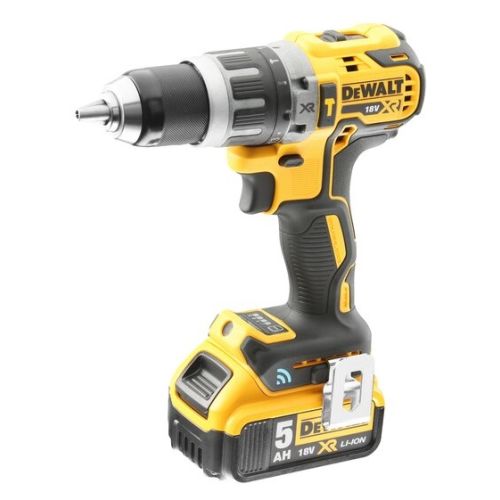 Perceuse-visseuse à percussion Brushless XR 18 V + 2 batteries 5 Ah + chargeur + coffret Tstak DEWALT DCD797P2 photo du produit Secondaire 1 L