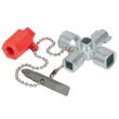 Mini clé universelle pour armoire électrique 100 g KS TOOLS 130.1010 photo du produit Secondaire 2 S