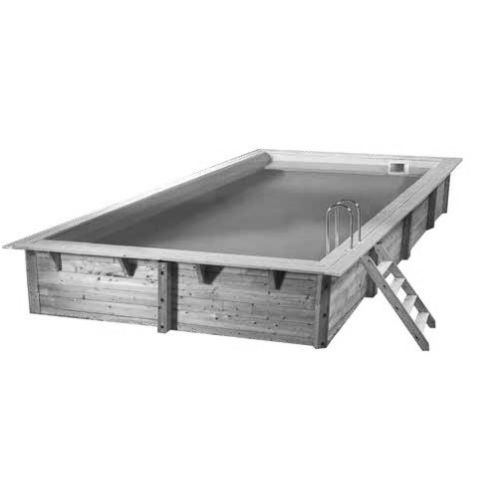 Piscine SUNWATER 300x555 H140cm liner bleu 75/100 - UBBINK - 7504754 pas cher