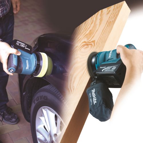Ponceuse excentrique LXT 18 V 125 mm + 2 batteries 5 Ah + chargeur en coffret MAKPAC MAKITA DBO180RTJ photo du produit Secondaire 3 L