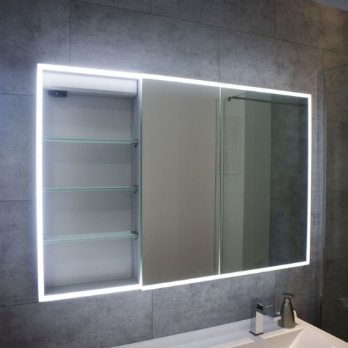 Miroir armoirette ARMILED 120cm portes à droite - CUISIBANE - S02ARMILEDD pas cher Secondaire 3 L