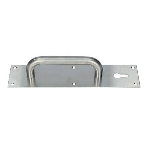 Poignée sur plaque tirage clé I inox brossé HERACLES B-INOX-PT902 photo du produit Secondaire 7 L