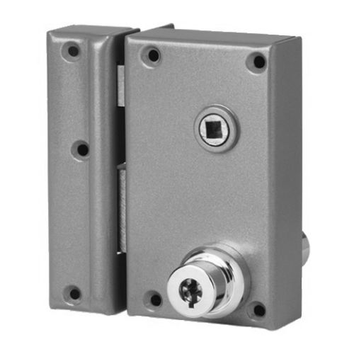 Serrure en applique vertical &agrave; fouillot 45mm 7 ailettes gauche - POLLUX - 212710 pas cher
