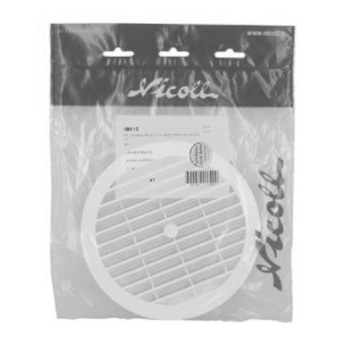 Grille de ventilation ronde 100cm² avec moustiquaire - NICOLL - 1B113 pas cher Secondaire 1 L
