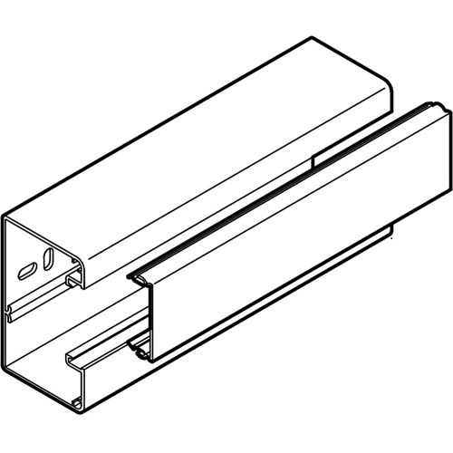 Goulotte d’appareillage CLIDI L 2m blanc 90x55mm - OBO BETTERMANN - 6132911 pas cher Secondaire 3 L