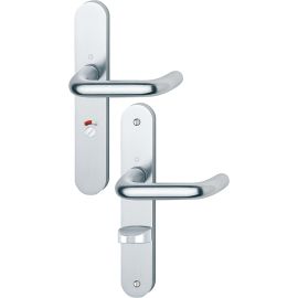 Ensemble sur plaque &agrave; condamnation PARIS Hoppe 300M 7 x 70 aluminium F1 - 3302186 pas cher Principale M