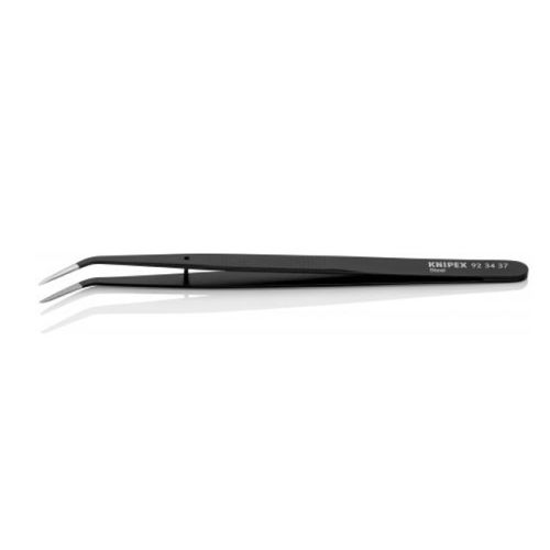 Pince brucelle de pr&eacute;cision 155mm noire laqu&eacute;e - KNIPEX - 923437 pas cher Secondaire 1 L