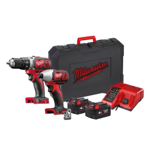 Pack 2 outils M18 18 V BPP2D-402C (M18 BDD-402C/M18 BID-402C) + 2 batteries 4 Ah + chargeur en coffret MILWAUKEE 4933447126 photo du produit Secondaire 4 L