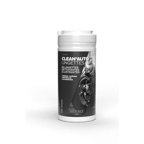 Lingettes nettoyantes et lustrantes CLEAN’AUTO boîte de 80 lingettes - AEXALT - LA126 pas cher