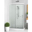 Porte coulissante Equi EI CL2 117 x 120 cm verre clair ROTH 1406000034 photo du produit