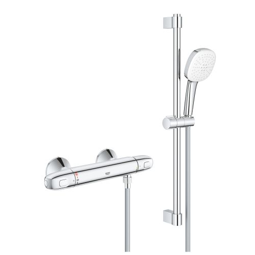 Ensemble douche thermostatique Grohtherm 1000 + Tempesta Cube 110 8 l 1 jet GROHE 34825002 photo du produit Secondaire 2 L