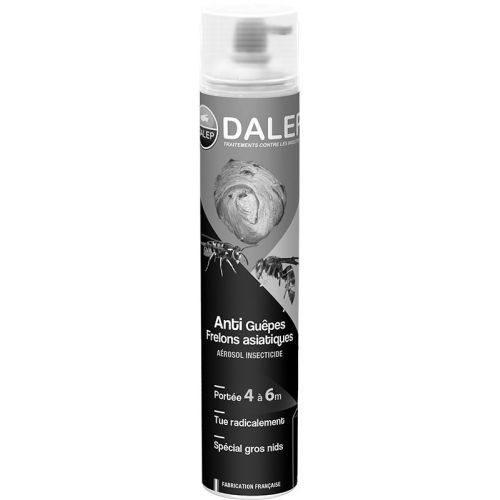 Aérosol insecticide anti guêpes et frelons asiatiques 750ml - DALEP - 450002 pas cher