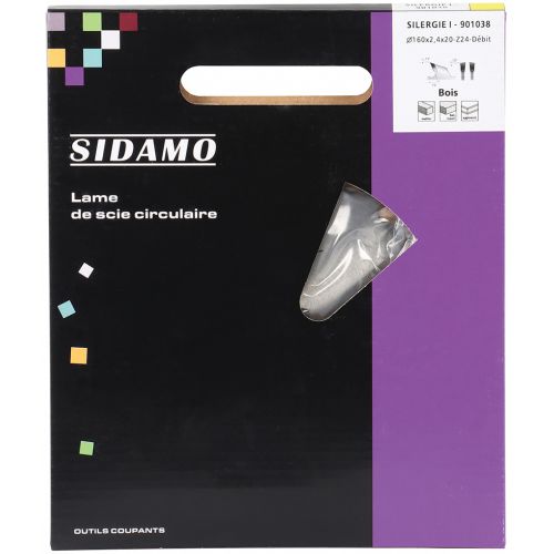 Lame carbure Sidamo Silergie I 160 x 2,6 x 20 - 24 dents - 901038 photo du produit Secondaire 1 L