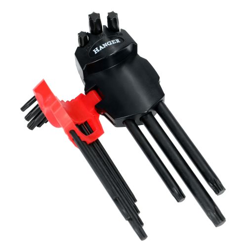 Jeu de 9 clés mâles étoiles noires HANGER 250118 photo du produit Secondaire 6 L