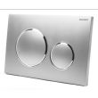 Plaque de déclenchement double touche SIGMA 20 chromée mat facile à nettoyer - GEBERIT - 115.882.JQ.1 pas cher