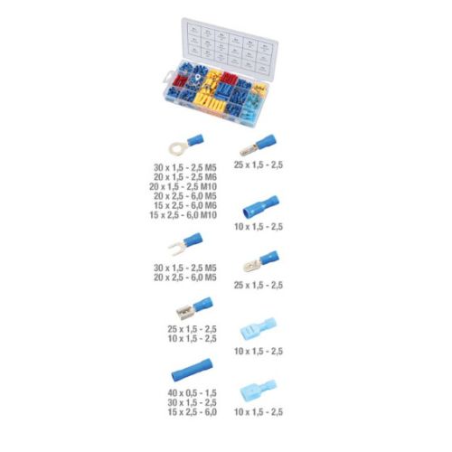 Assortiment de cosses 360 pièces KS TOOLS 970.0300 photo du produit Secondaire 13 L
