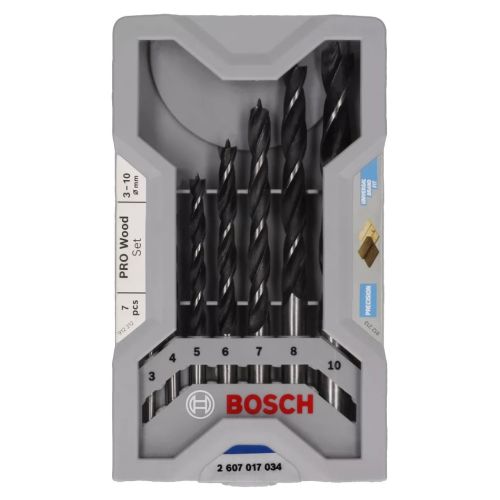 Coffret de mèches à bois hélicoïdales Bosch - set de 7 pièces photo du produit Secondaire 2 L