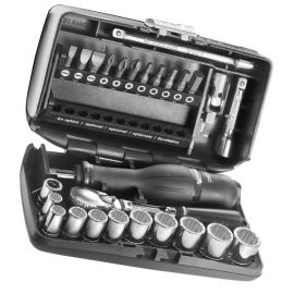 Coffret de douilles et d'accessoires 12 pans Facom 1/4'' 27 pi&egrave;ces - RL.NANO112 pas cher Principale M