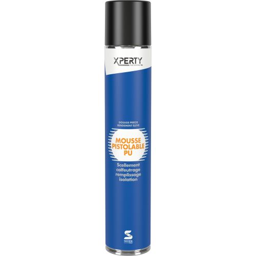 Mousse polyur&eacute;thane monocomposante pistolable 700 ml XPERTY 109772 photo du produit Principale L