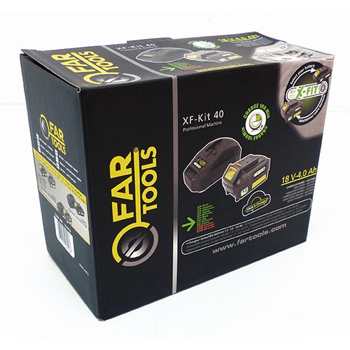 Pack 18 V X-FIT XF-KIT 40 batterie Lithium Ion 4 Ah + chargeur rapide FARTOOLS 216018 photo du produit Secondaire 4 L