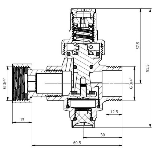 Réducteur de pression pour chauffe-eau - GARIS - S01-REDP-E20 pas cher Secondaire 4 L