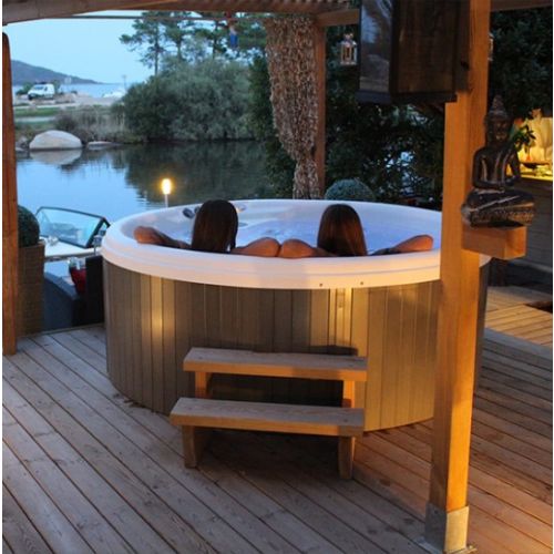 Spa Impulse White Sh/Charcoal/Grey COVE SPAS NRC-860-9013 photo du produit Secondaire 2 L