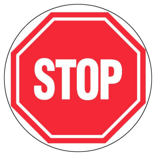 Panneau d'interdiction rond 300 mm ''Stop'' NOVAP 4060712 photo du produit Principale L