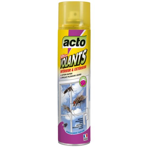 Répulsif spécial volants au géraniol 400 ml ACTO INSECTICIDES VOL10 photo du produit Principale L