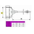 Ferme-porte à tige n° 4 max 80kg - IBFM - 91004 pas cher Secondaire 1 S