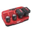 Chargeur 12 V M12 C4 jusqu'à 4 batteries MILWAUKEE 4932430554 photo du produit Secondaire 2 S