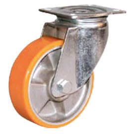 Roulette Guitel Hervieu bandage polyuréthane corps aluminium à platine - U4R-21 photo du produit Principale M