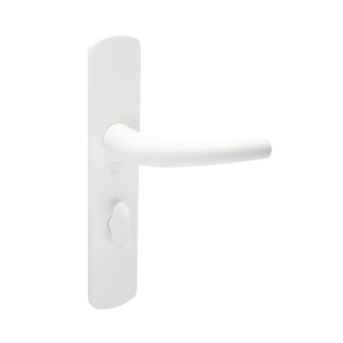 Ensemble sur plaque aluminium SALOME HOME ELEGANCE entraxe 195mm à condamnation blanc - HERACLES - B-SALOME-087 pas cher Secondaire 6 L